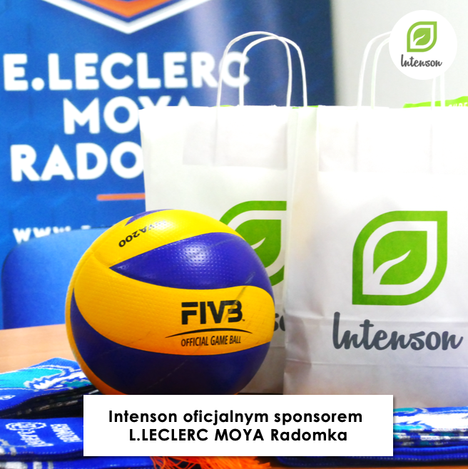 INTENSON oficjalnie sponsorem E.LECLERC MOYA Radomki Radom!