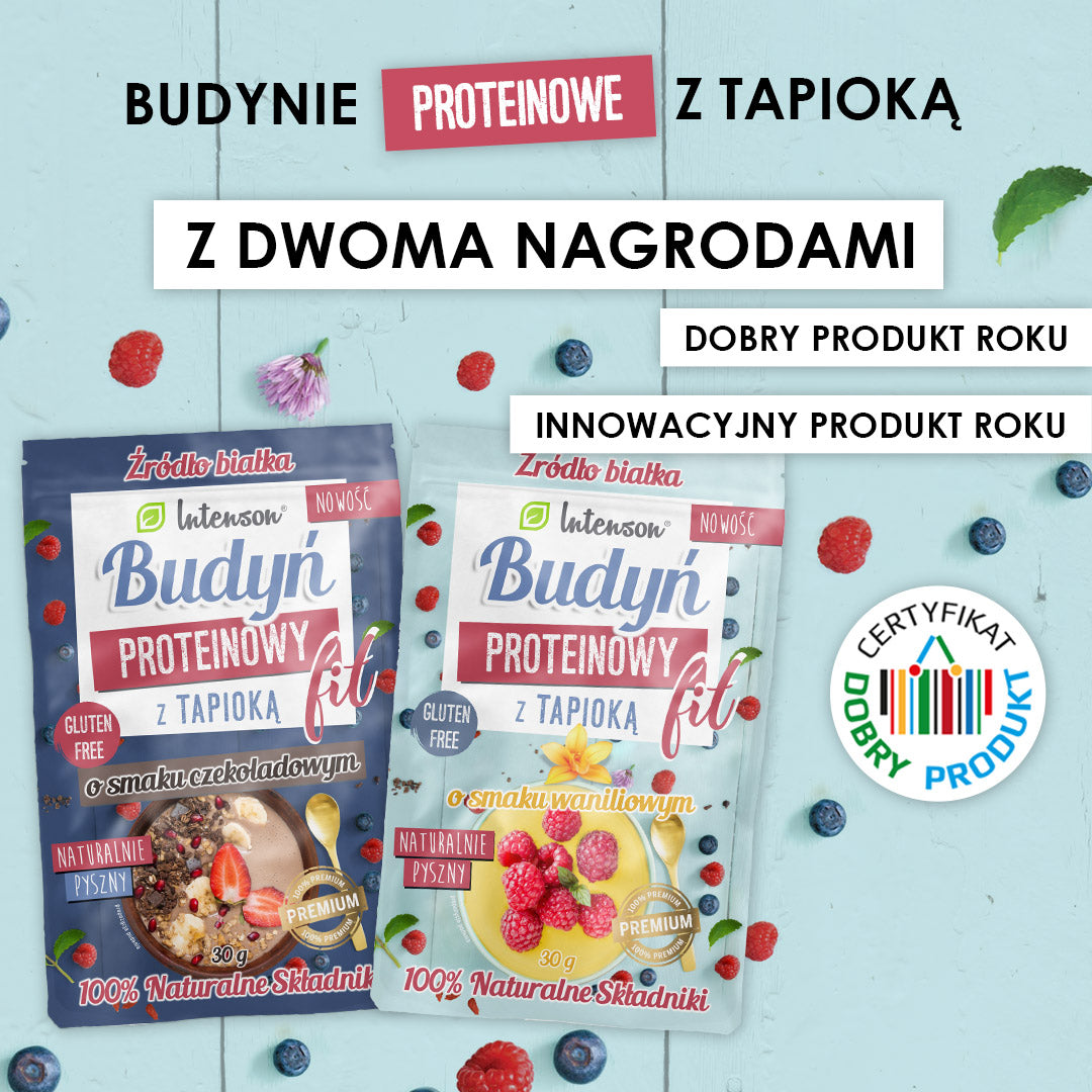 Budynie proteinowe z dwiema nagrodami!