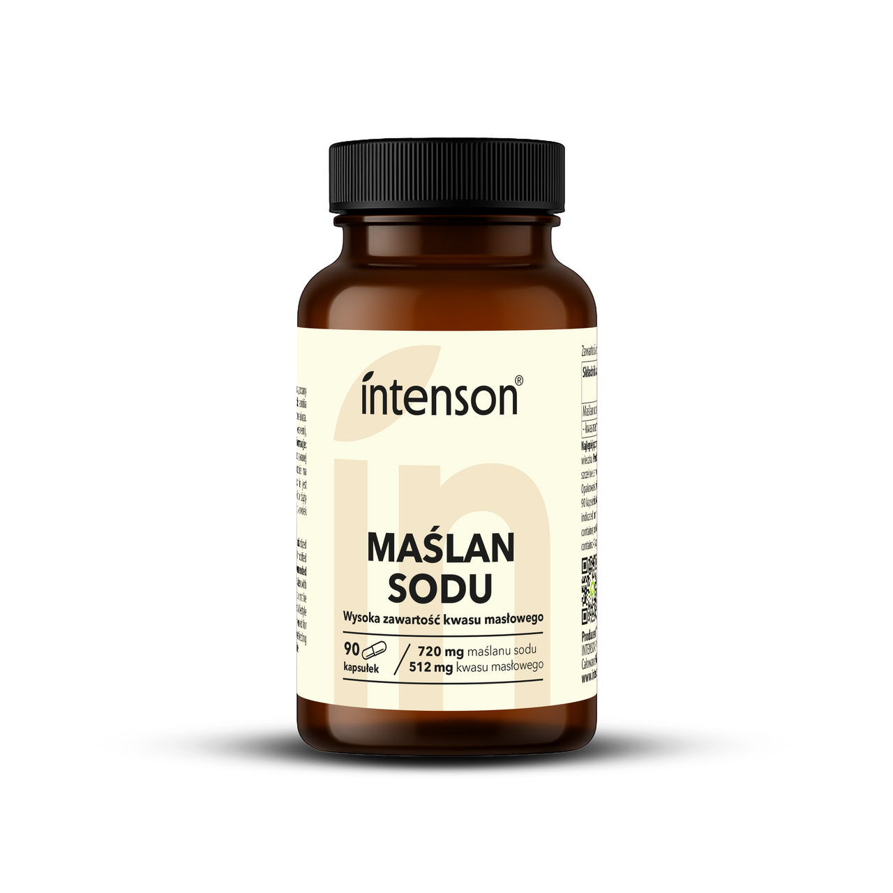 Maślan sodu, 90 kapsułek - Intenson.pl