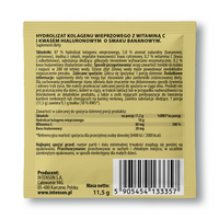 Thumbnail for Intenson Kolagen saszetka + witamina C + kwas hialuronowy o smaku banan 11,5 g - Intenson.pl