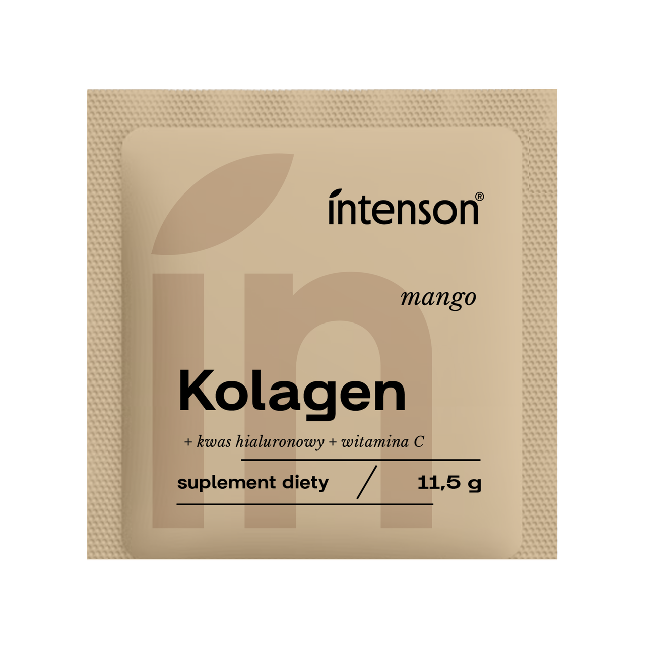 Intenson Kolagen saszetka + witamina C + kwas hialuronowy o smaku mango 11,5 g - Intenson.pl