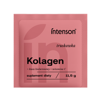Thumbnail for Intenson Kolagen saszetka + witamina C + kwas hialuronowy o smaku truskawka 11,5 g - Intenson.pl