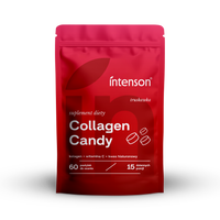 Thumbnail for Kolagen Candy do ssania o smaku truskawkowym, 60 tabletek - Intenson.pl