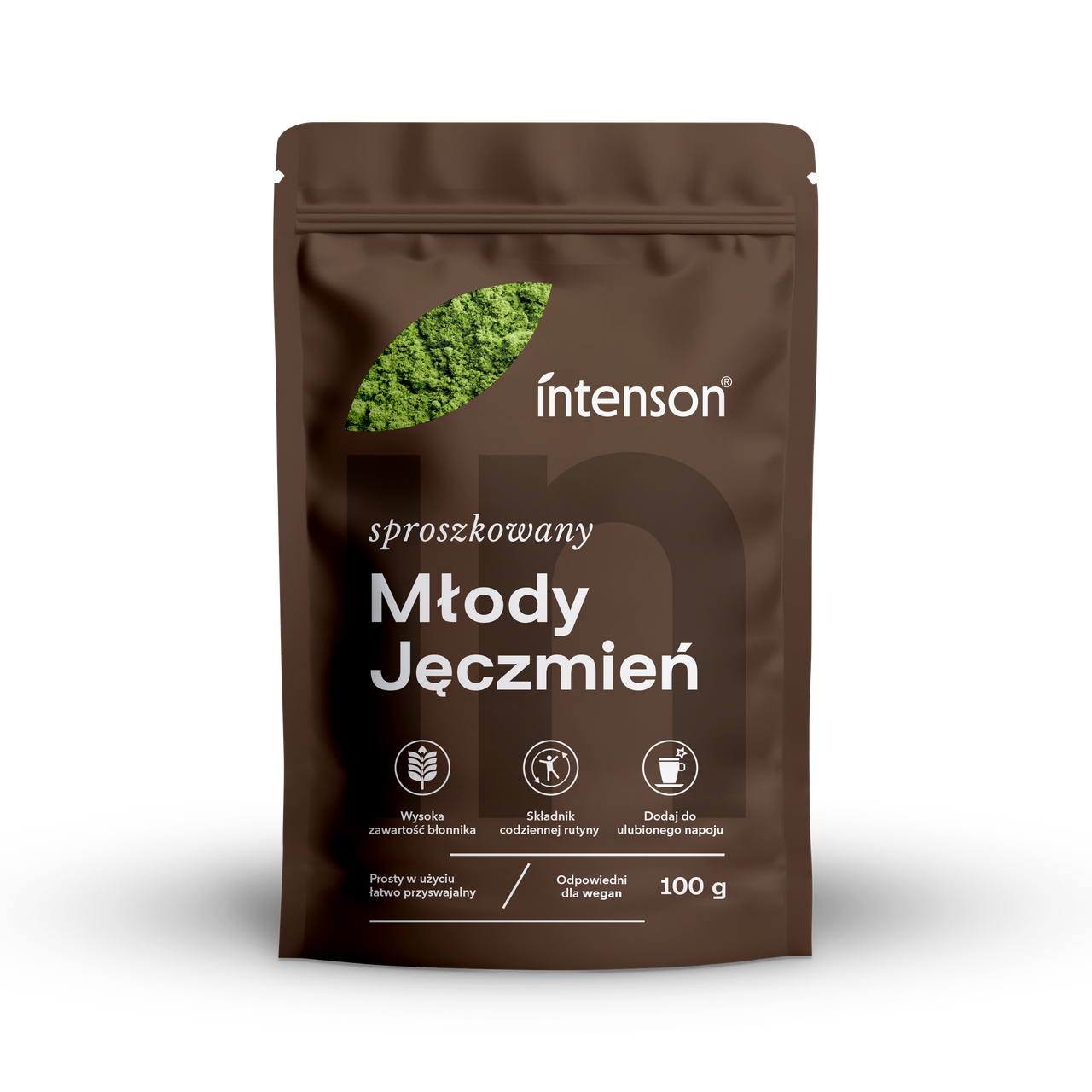 Młody jęczmień - proszek 100g - Intenson.pl
