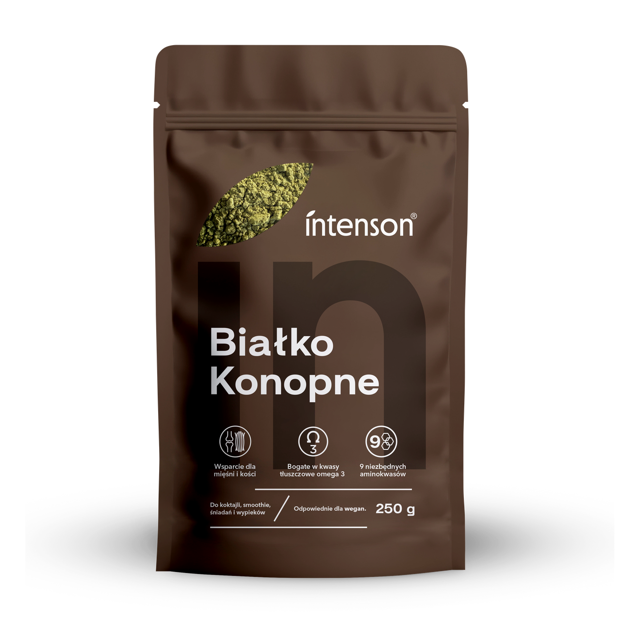 Białko konopne, 250g - Intenson.pl