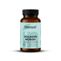 Thumbnail for Kolagen morski Anti-Age z kwasem hialuronowym i witaminą C 500 mg, 90 tabletek - Intenson.pl