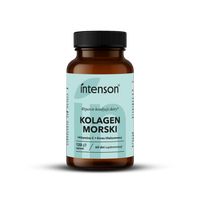 Thumbnail for Kolagen morski Anti-Age z kwasem hialuronowym i witaminą C 500 mg, 120 tabletek - Intenson.pl