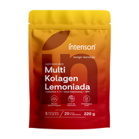 Thumbnail for Intenson Multi Kolagen Lemoniada o smaku mango marakuja 220g Witamina C, Kwas Hialuronowy, OPC - Intenson.pl