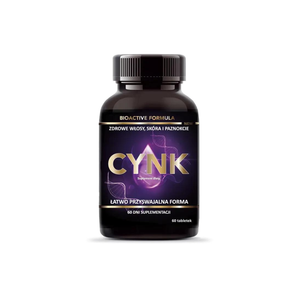 Cynk - glukonian cynku 90mg - 60 tabletek - Intenson.pl