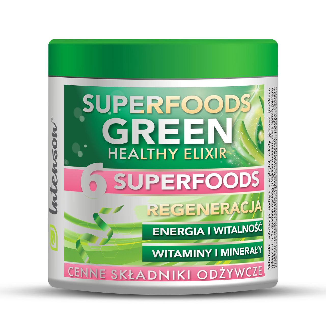 Green Superfood Elixir 150g - Intenson.pl