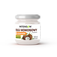 Thumbnail for Olej kokosowy rafinowany 200ml - Intenson.pl
