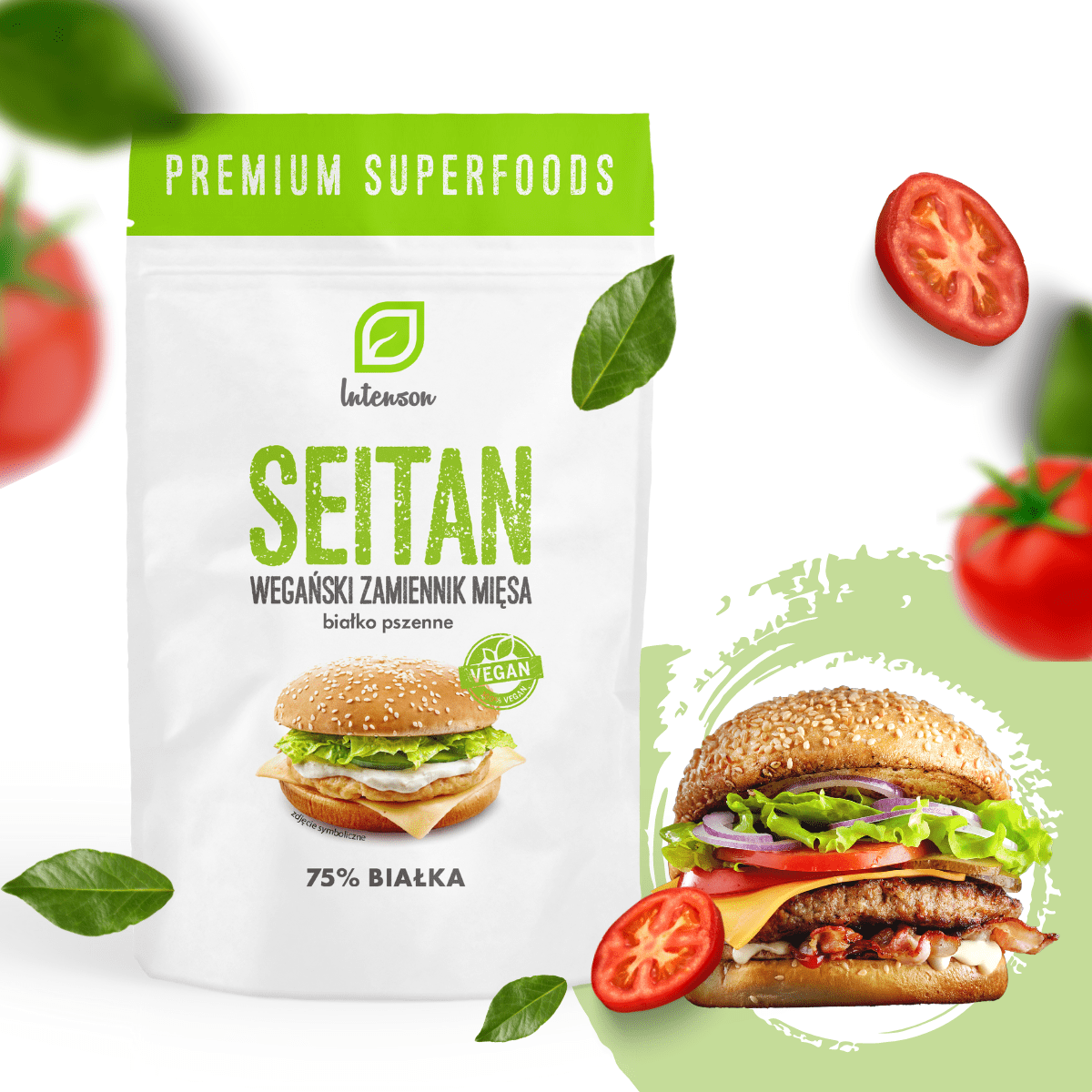 Seitan-Białko pszenne 150g - Intenson.pl